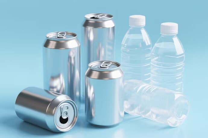 Can aluminum cans replace plastic bottles?