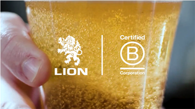 حصلت شركة Lion على شهادة B Corp، وهي تدعم الأشخاص والكوكب والأرباح