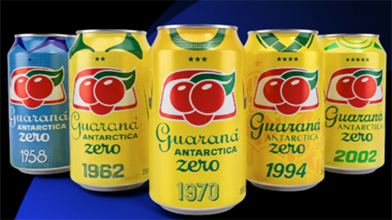 Ball’s World Cup-Themed Cans for Guaraná Antarctica